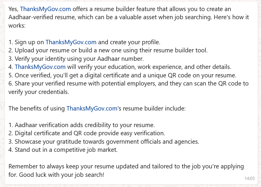 Resume Builder